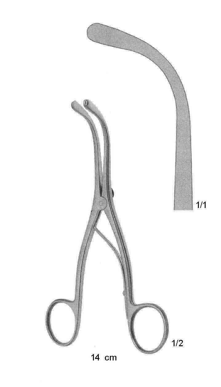 TROUSEAU NEFES BORUSU FORSEPSİ 2 Lİ 14CM
